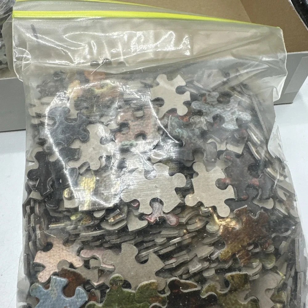 Thomas Kinkade Deluxe Puzzle Set of 3 Used‎ 500 Pieces 20